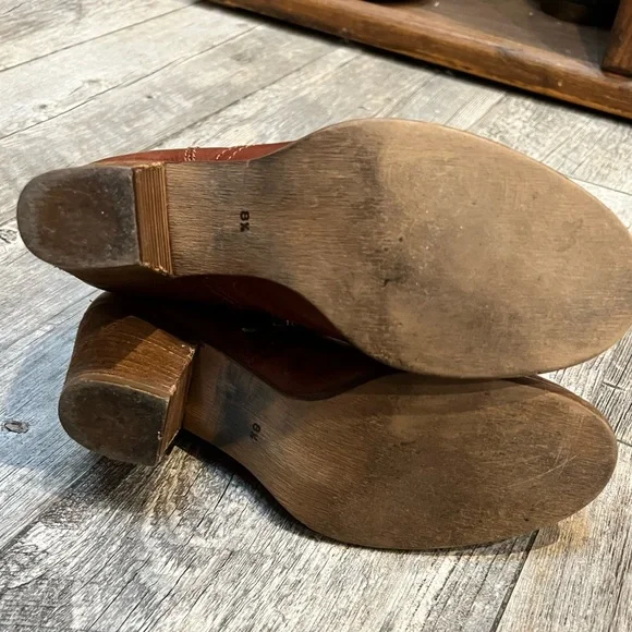 1987 | leather heeled booties - Picture 4 of 7